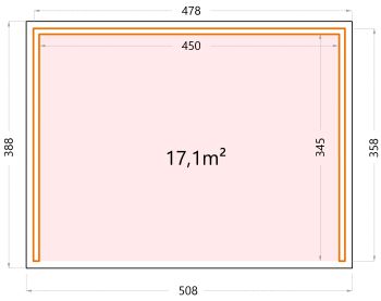 Garden house floor plan